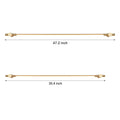 Brass Linear LED Bathroom Vanity Light 35.4’’ & 47.2’’ Elegant Mirror Lighting