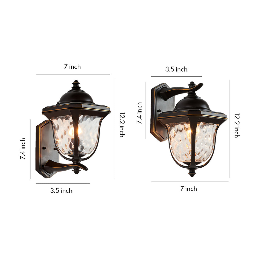 Bright Outdoor Wall Lights European-Style Waterproof Lamp