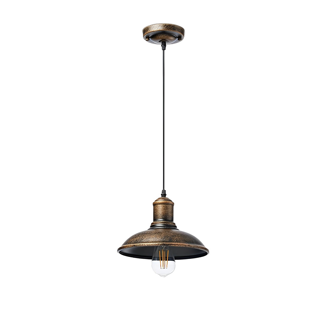 Bronze Pendant Lighting Industrial LED Outdoor Ceiling Light
