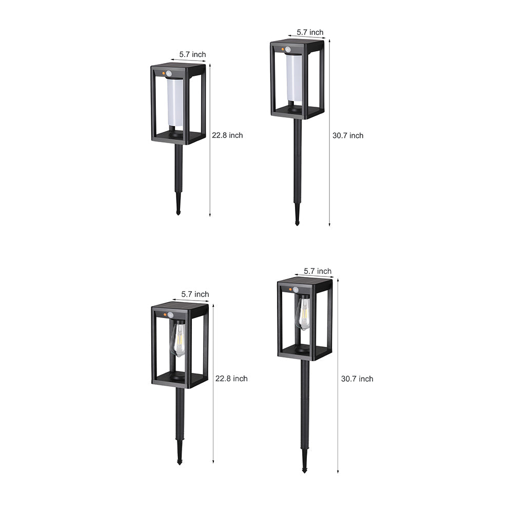 Smart  Led Solar Lawn Lights Minimalist Style