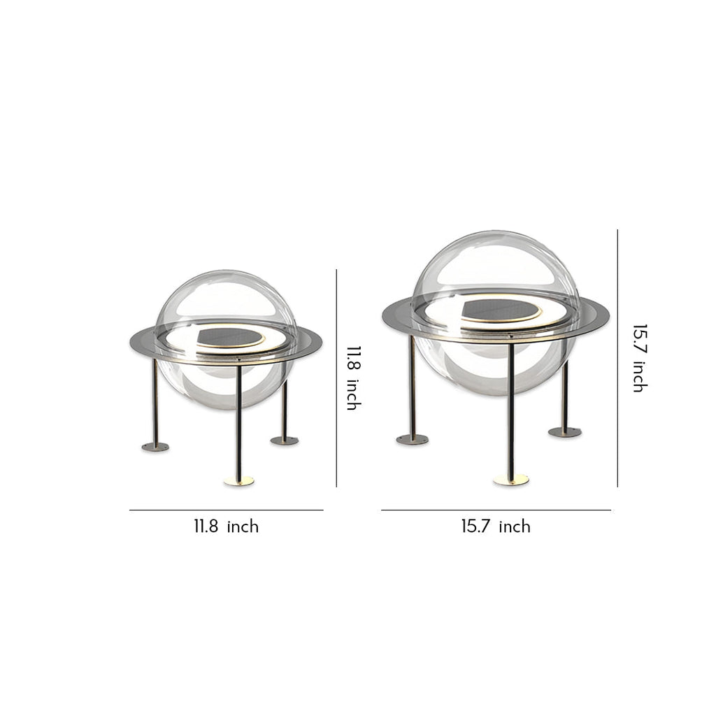 Gate Pillar Lights Design Outdoor Waterproof Solar Globe Light