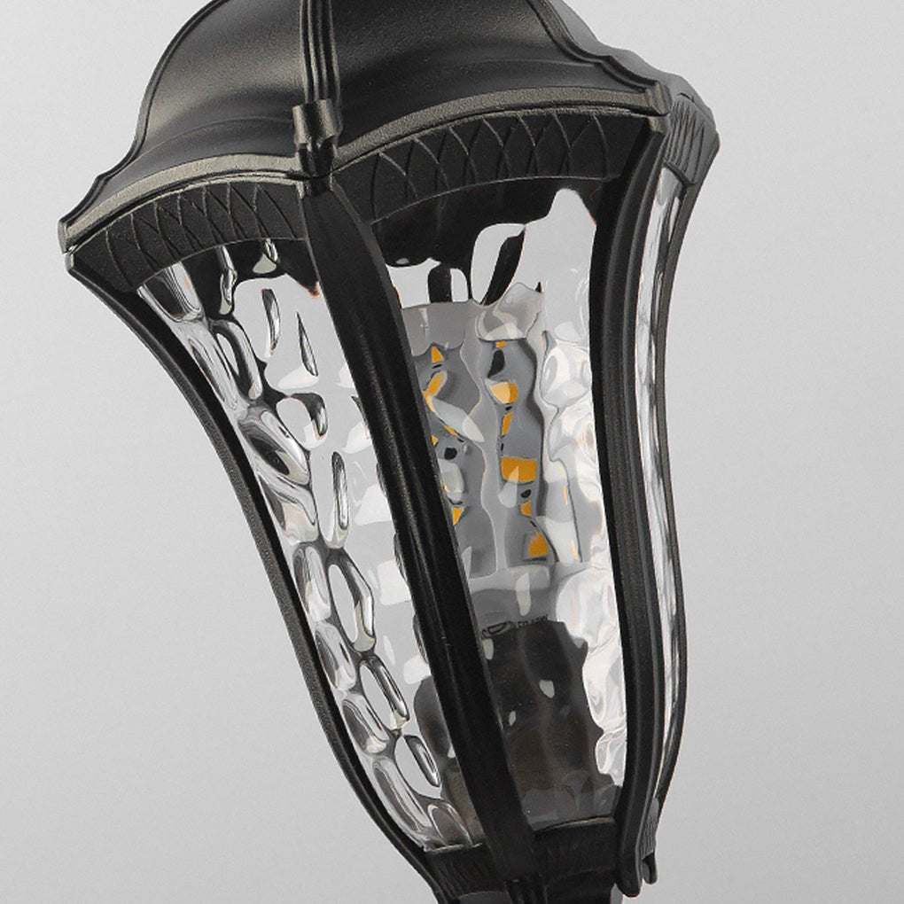 Retro-Inspired Waterproof Outdoor Lamp Post for Traditional Villa Gardens
