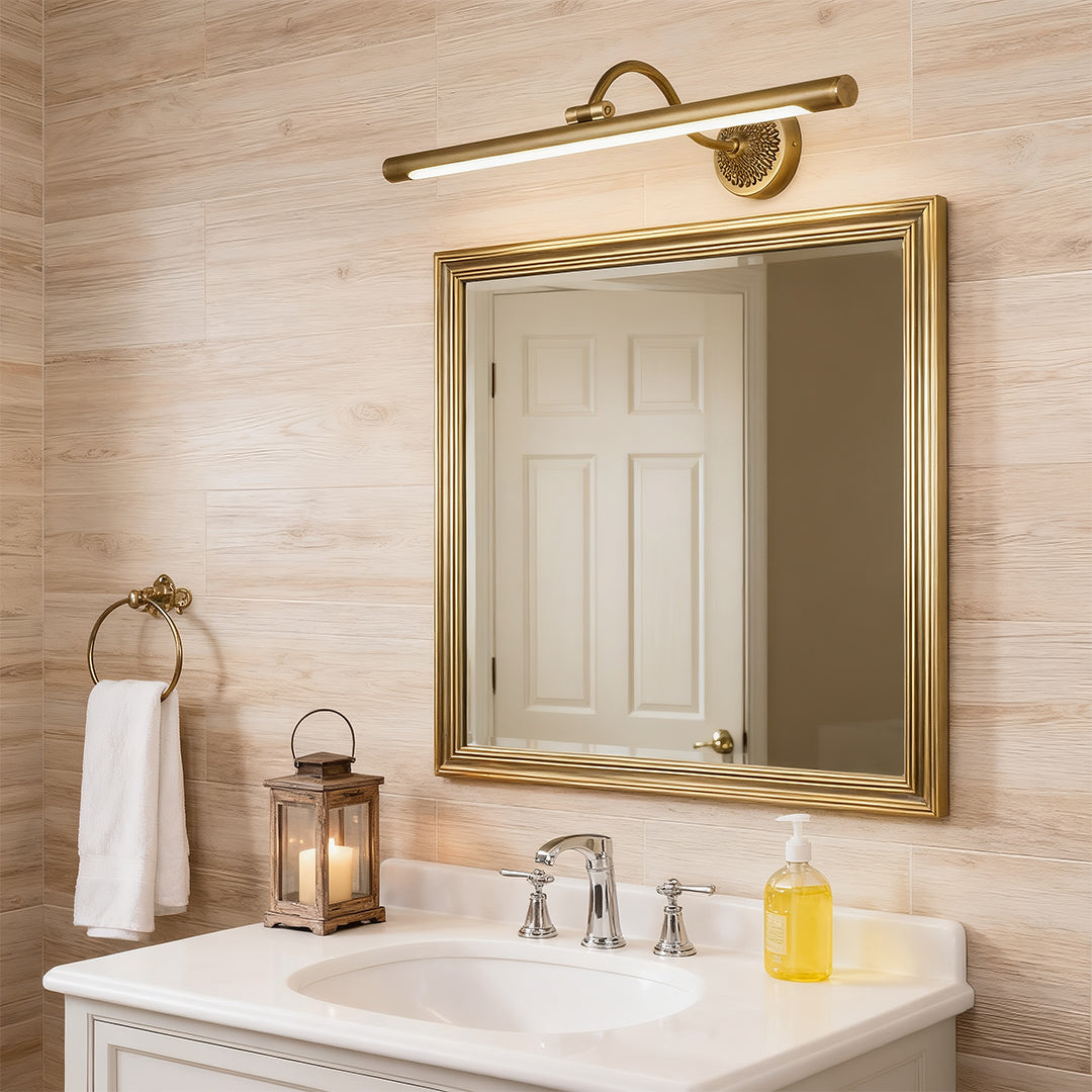 LED Vanity Bathroom Lights American Retro Mirror Cabinet Light