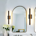 Black Vanity Bathroom Light Dimmable LED Modern Picture Wall Light