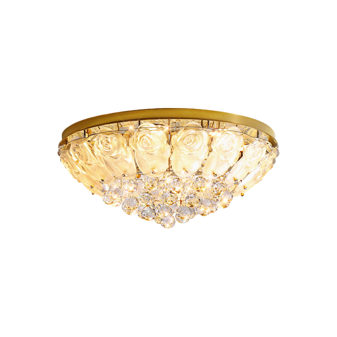 Crystal Ceiling Lights Flush Mount French Luxury Lamp