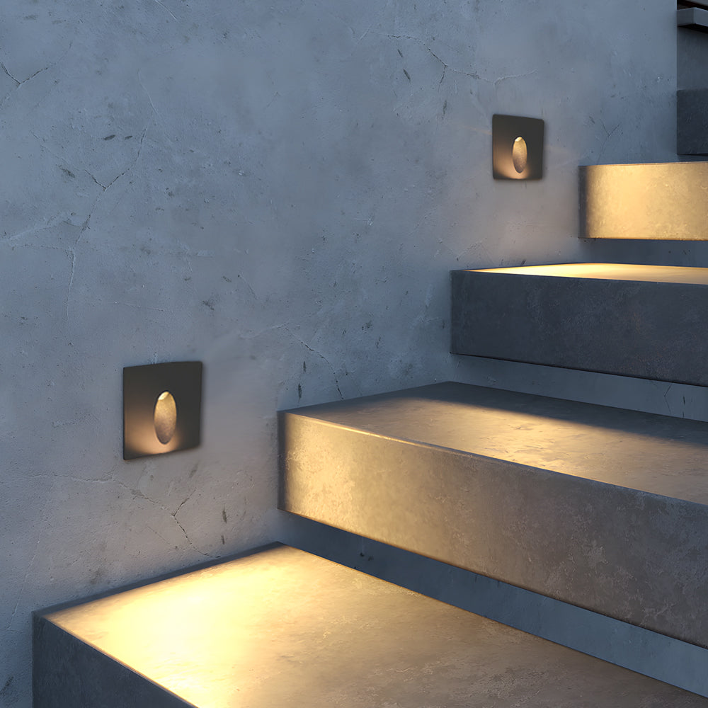 Aluminum LED Step Light Waterproof Modern Style