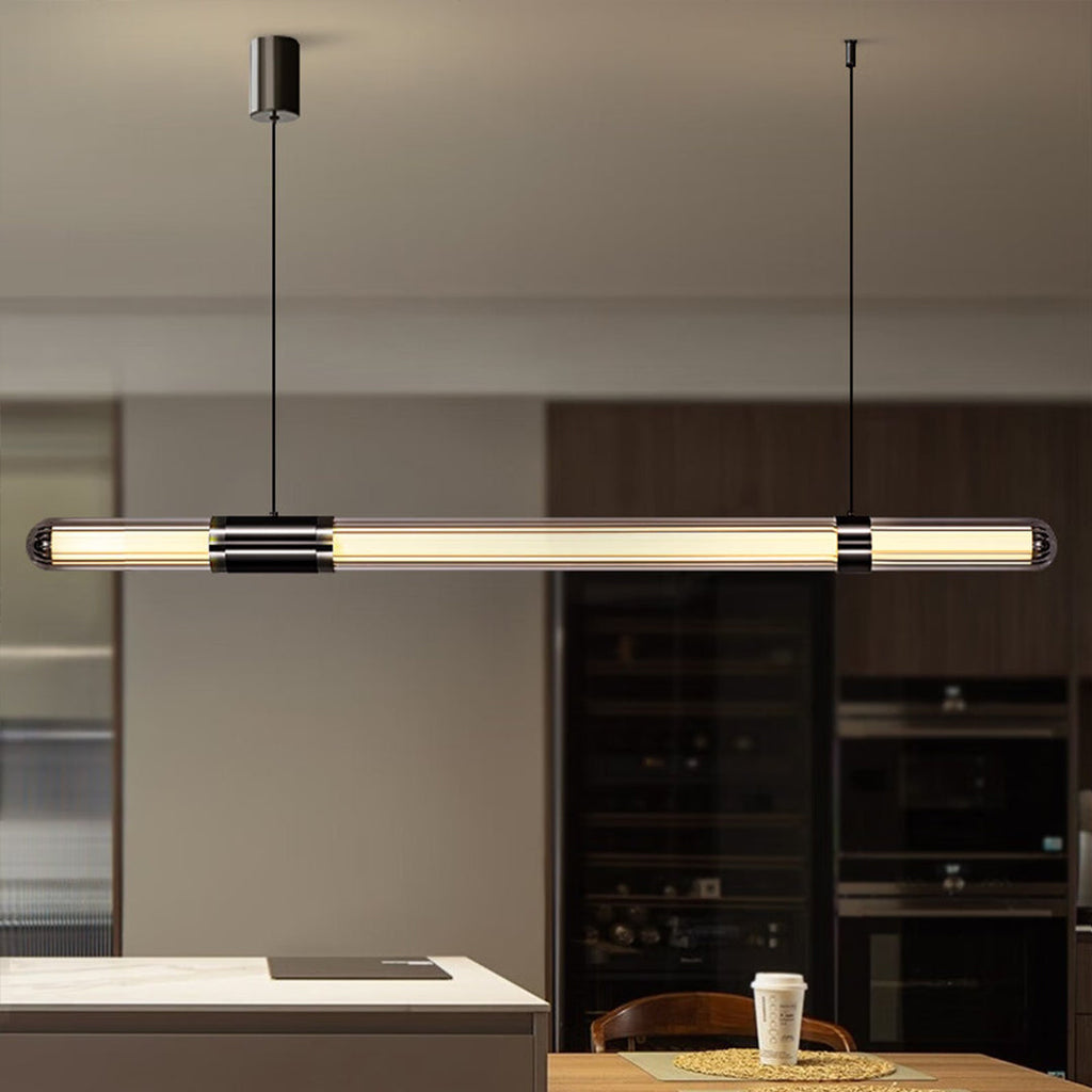 Modern Linear Suspension Lighting Italian Luxury Ceiling Light