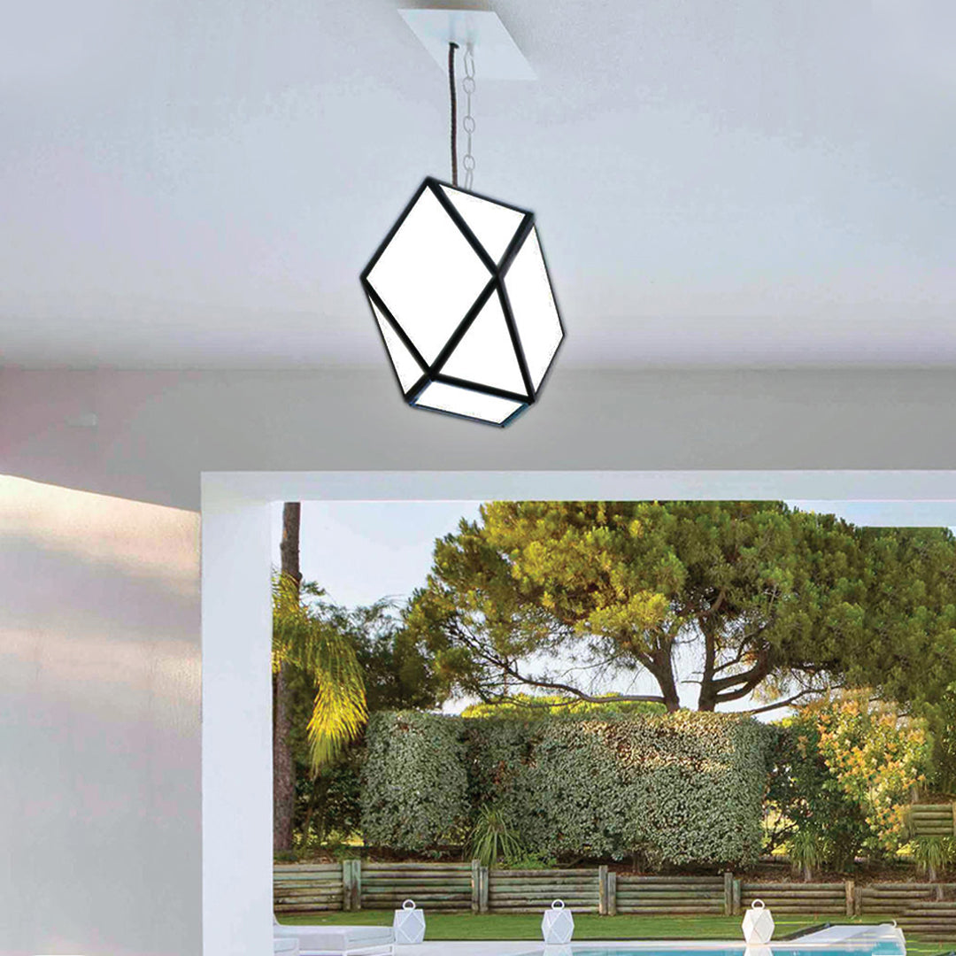 Contemporary Outdoor Pendant Lighting Pavilion Landscape Ceiling Light