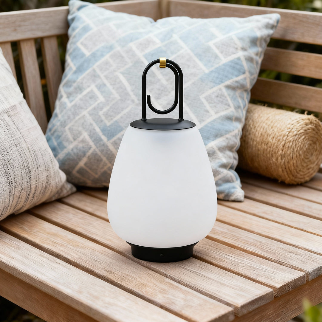 Portable Table Lamps Mid-Century Style USB Charger Lamp