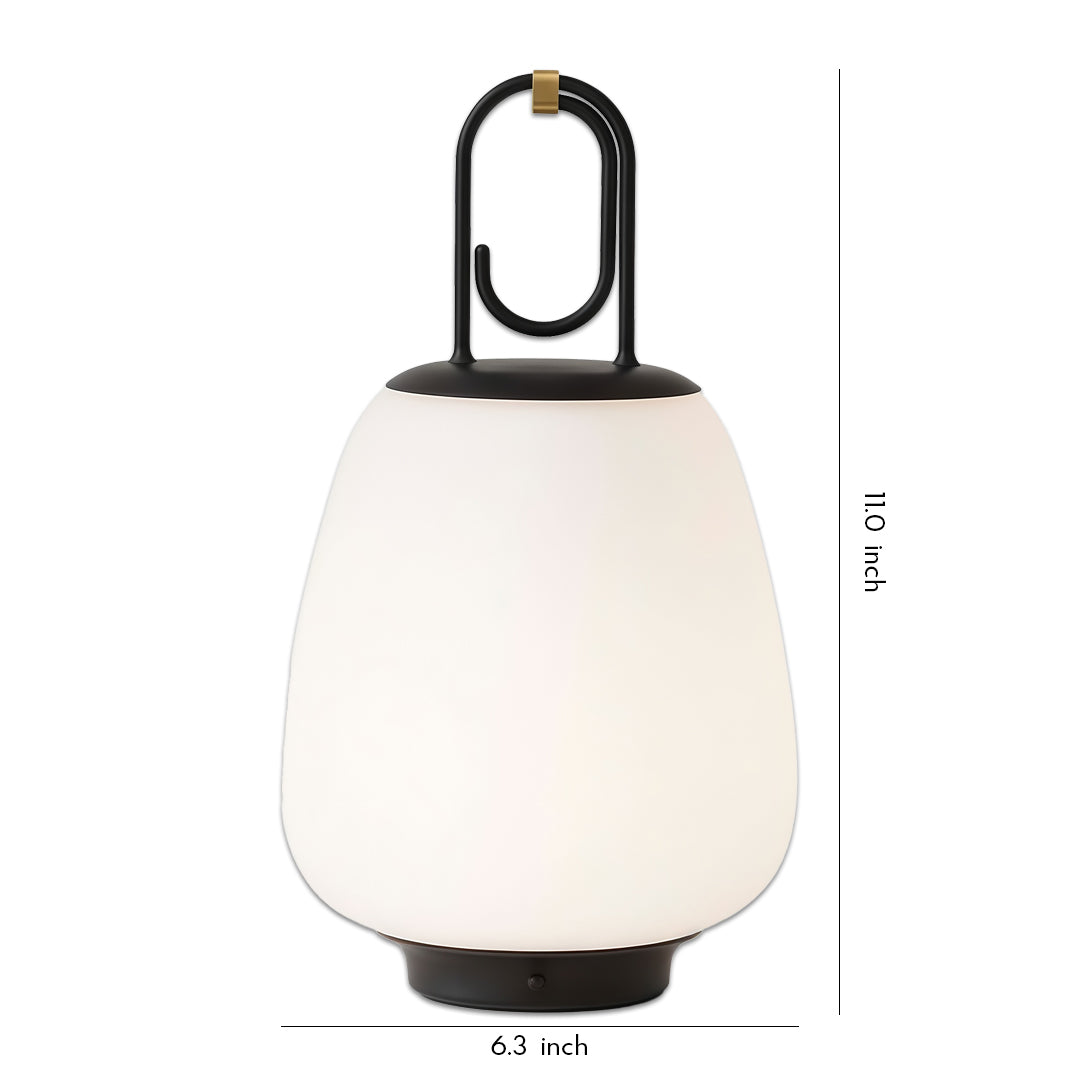 Portable Table Lamps Mid-Century Style USB Charger Lamp