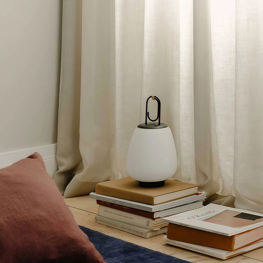Portable Table Lamps Mid-Century Style USB Charger Lamp