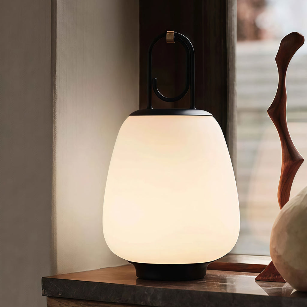 Portable Table Lamps Mid-Century Style USB Charger Lamp