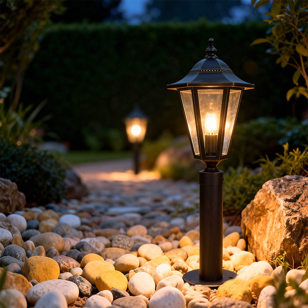 Copper Landscape Path Lights Outdoor LED Waterproof Black Light