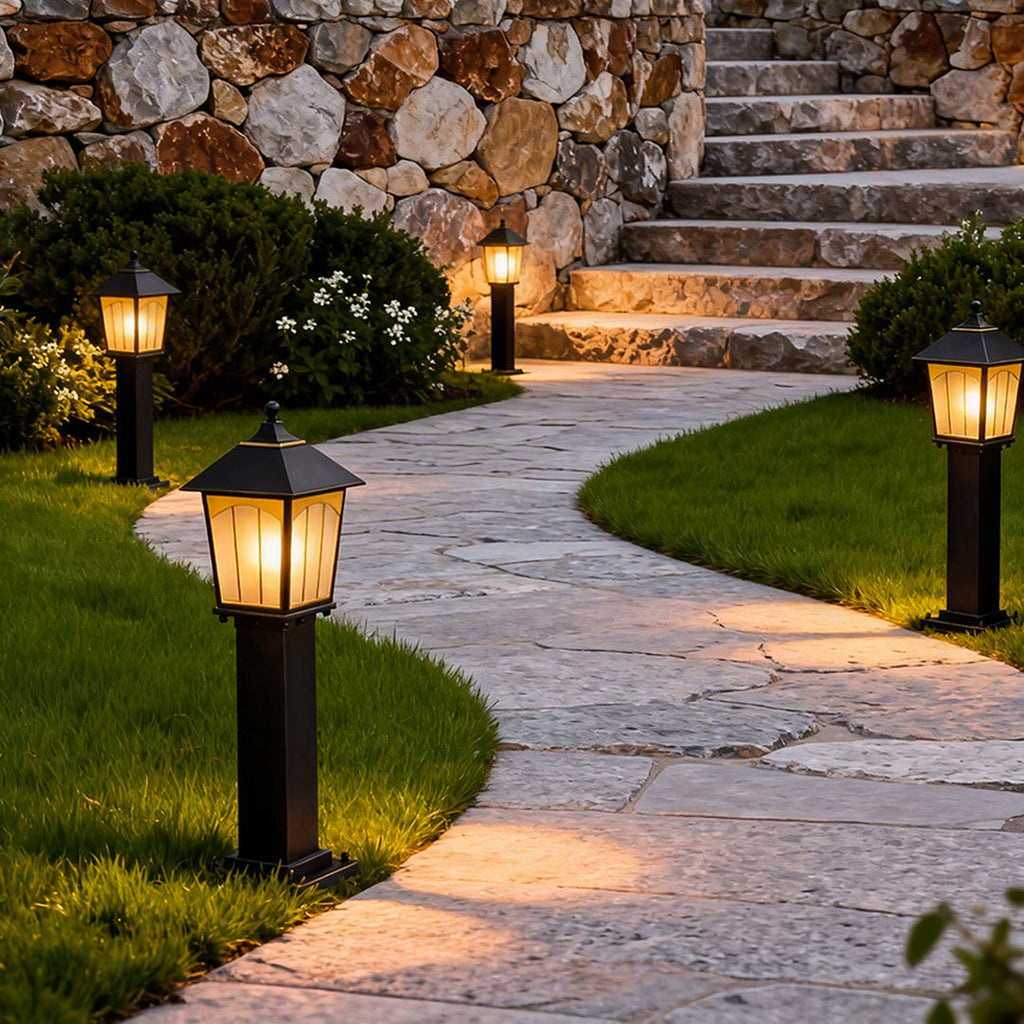 Copper LED Path Lights Outdoor Waterproof Garden Light