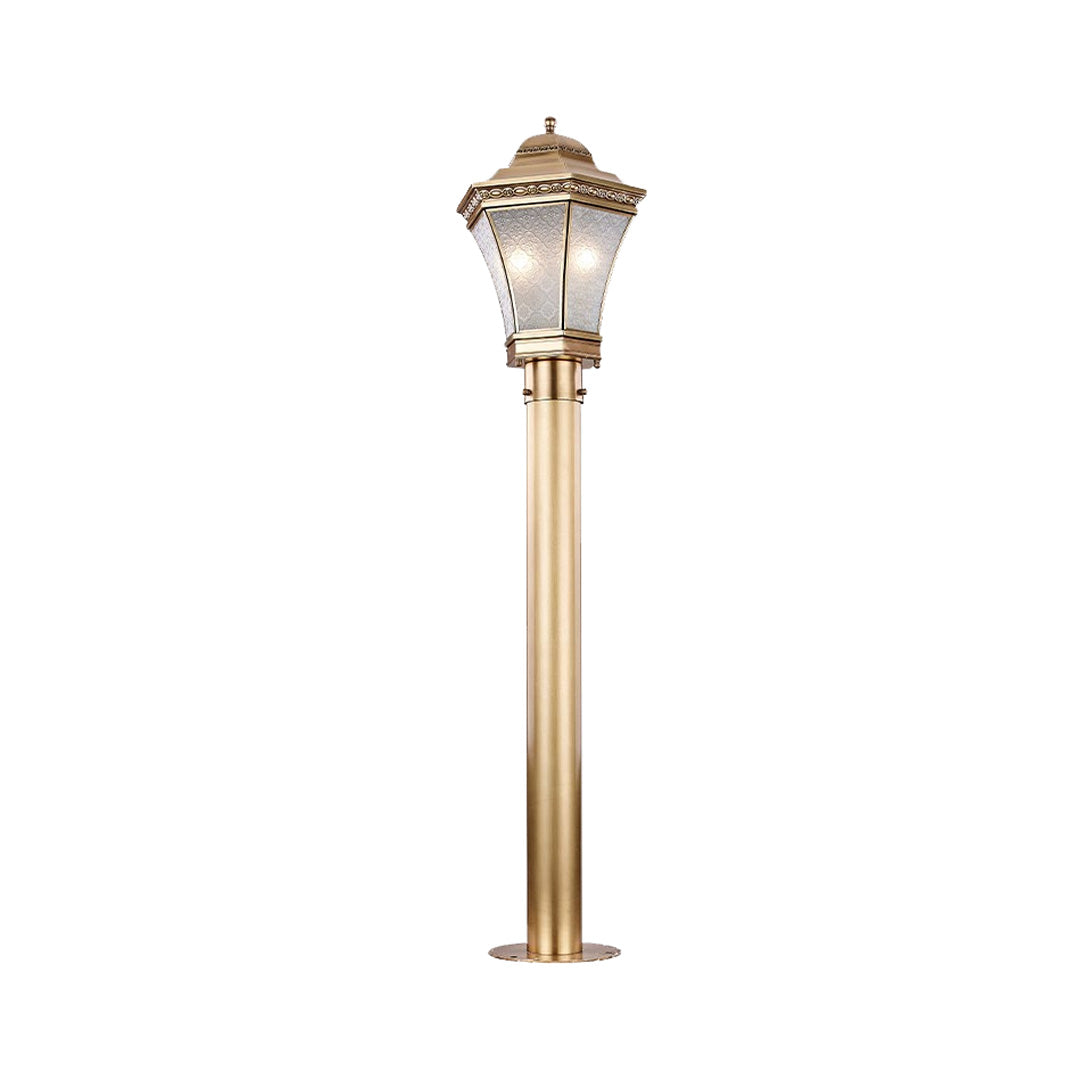 Copper Path Lights Simple Waterproof Outdoor Glass Light