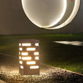 Modern Rectangular Outdoor Bollard Lights - Sleek and Durable