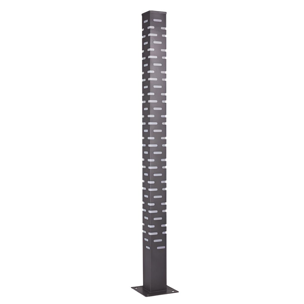 Modern Rectangular Outdoor Bollard Lights - Sleek and Durable