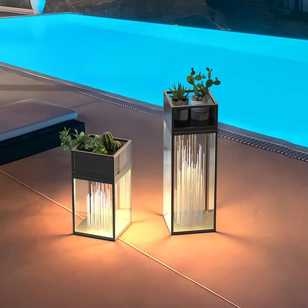 Decorative Bollards with Lights Outdoor Waterproof Lamp