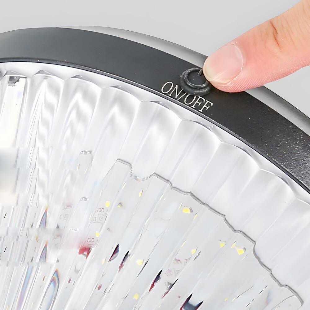 Deluxe Black Solar LED Garden Pathway Lights - Diamond Trim Design 27.6-Inch