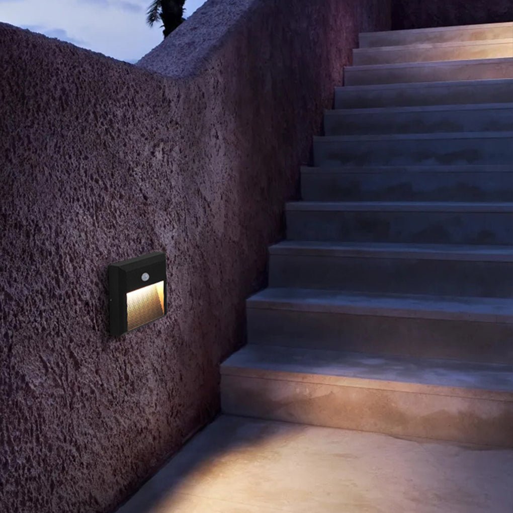 Embedded Motion Sensor Design LED Step Light for Courtyard Terrace Garden