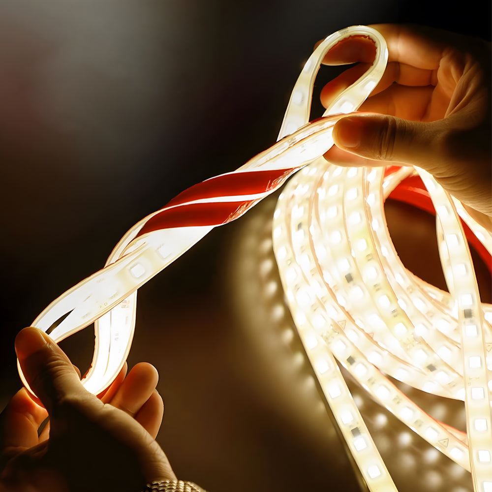 Solar Strip Lights Outdoor LED Waterproof