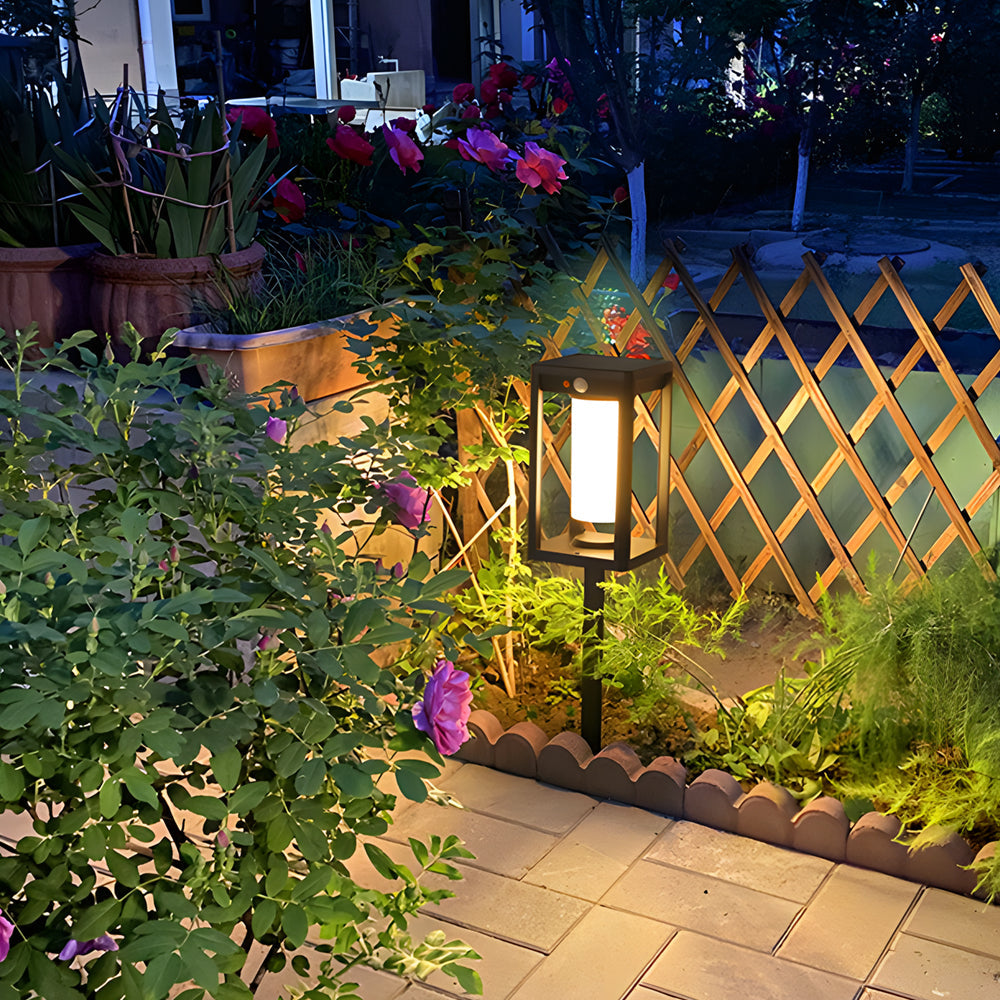 Smart  Led Solar Lawn Lights Minimalist Style