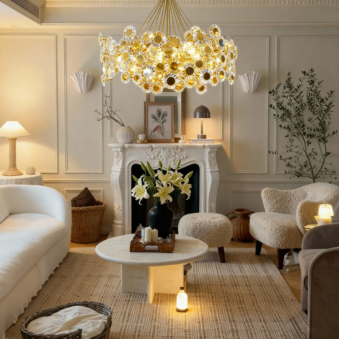 Gold Modern Chandeliar Luxury Creative Ceiling Light
