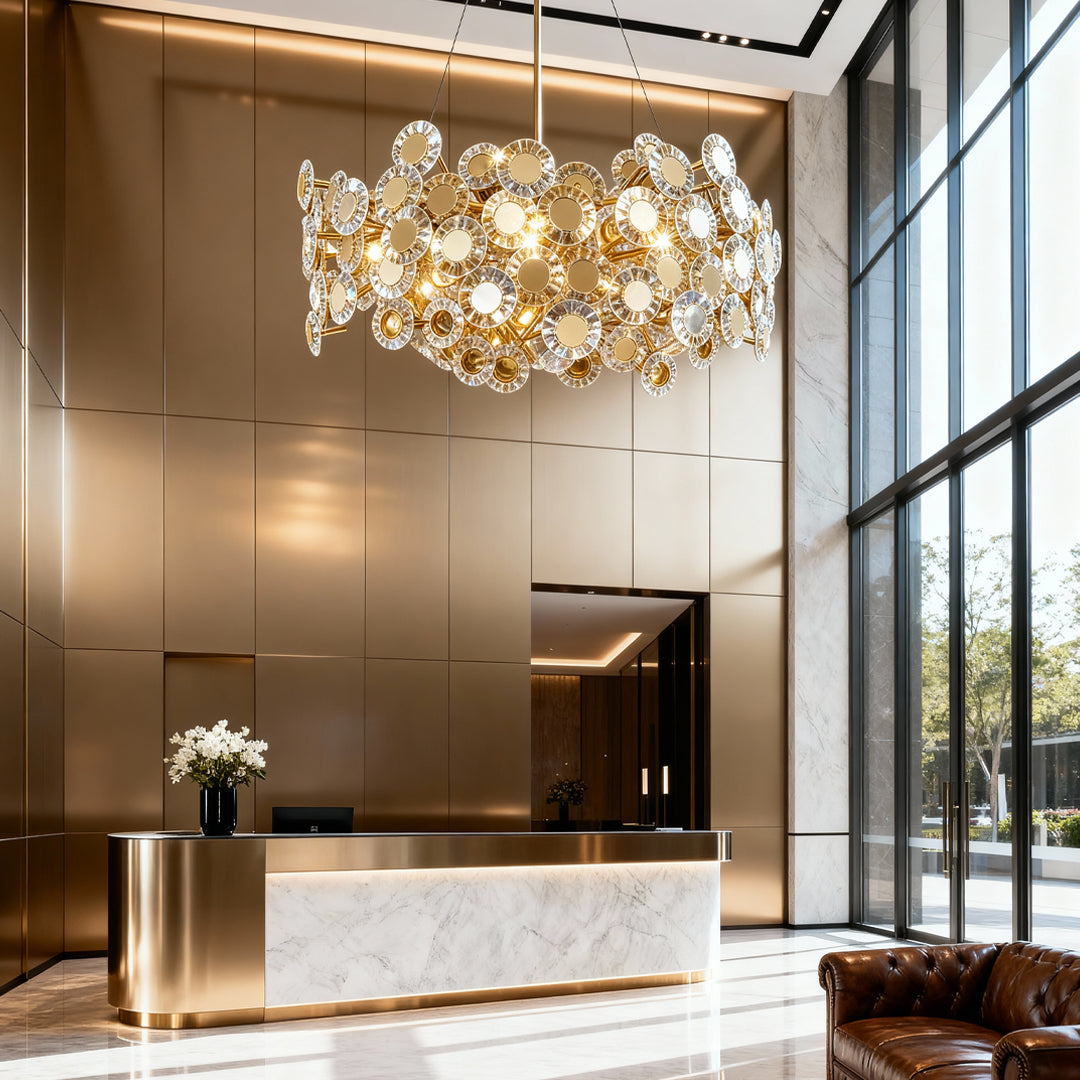 Gold Modern Chandeliar Luxury Creative Ceiling Light
