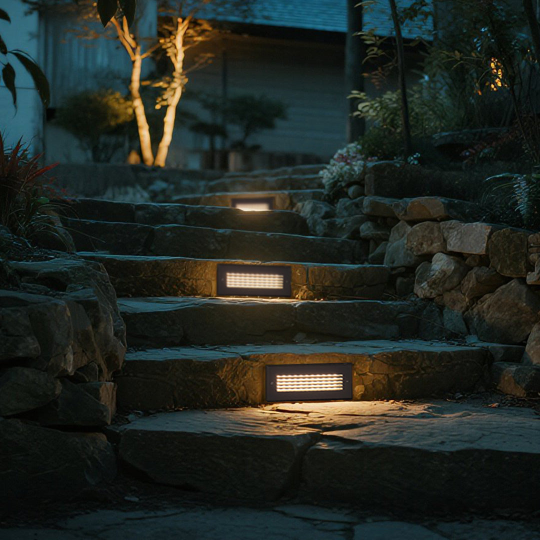 Outdoor LED Step Lights Minimalist Style