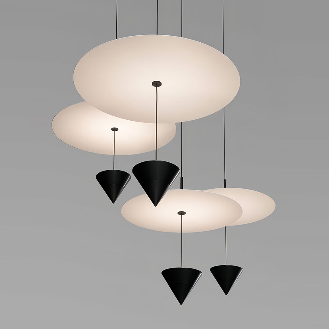 1 Light Pendant Nordic Minimalist Linear Pendant Light