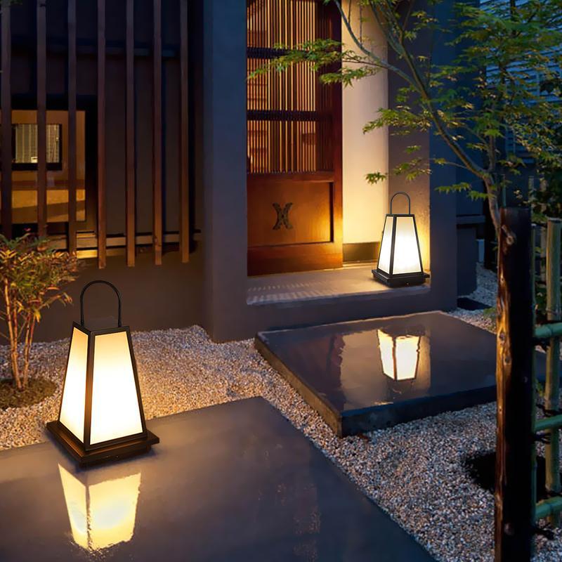 [Open-Box] Waterproof LED Black Retro Outdoor Light Lanterns Garden Lights