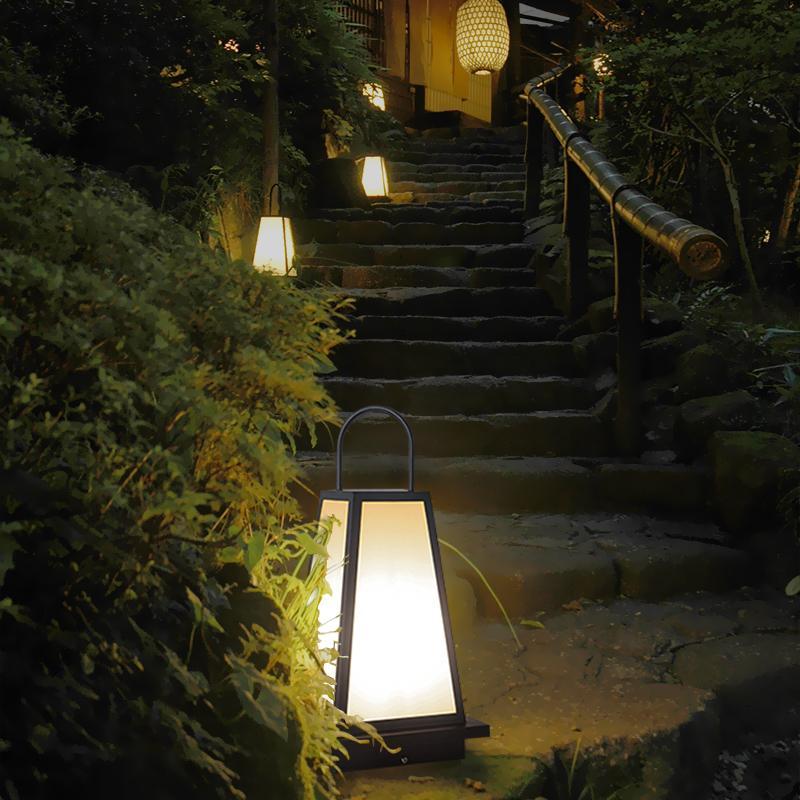 [Open-Box] Waterproof LED Black Retro Outdoor Light Lanterns Garden Lights