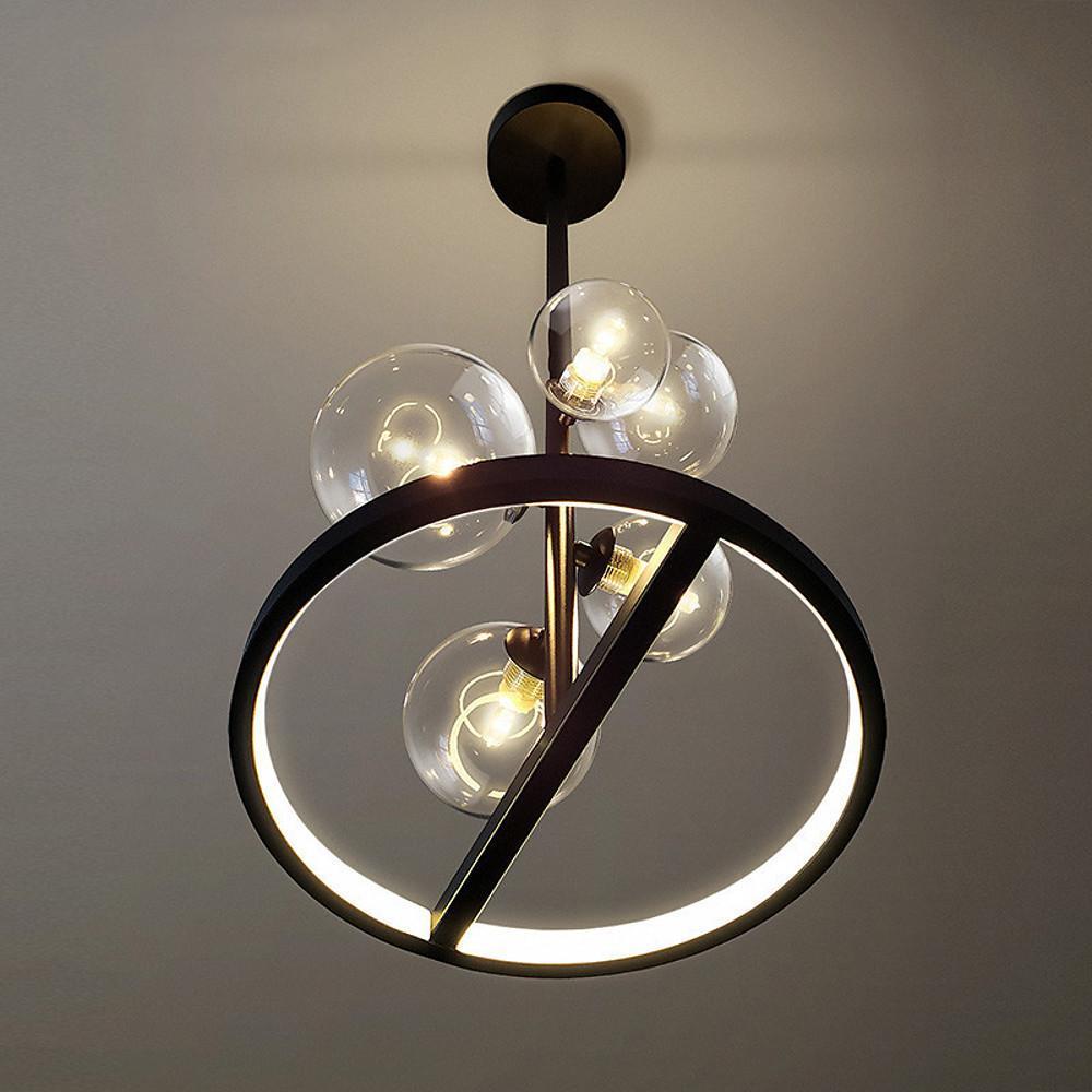 Circles Glass Balls LED Modern Pendant Lighting Ceiling Lights