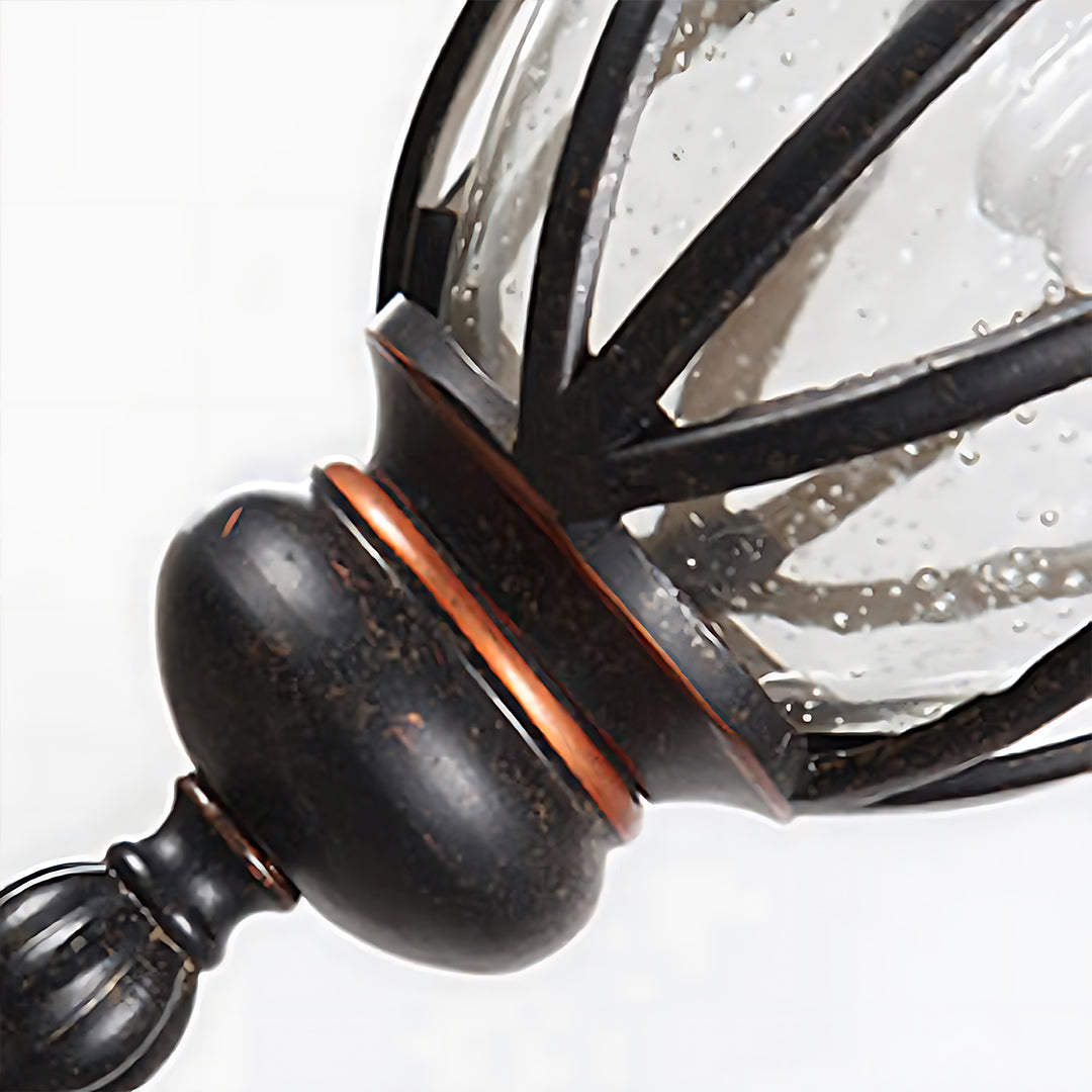 Black Ceiling Light Fixtures Aluminum Waterproof European-Style