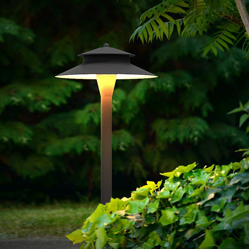 Aluminum Industrial Hat-Top LED Pathway Light Outdoor 5W Lawn Lamp
