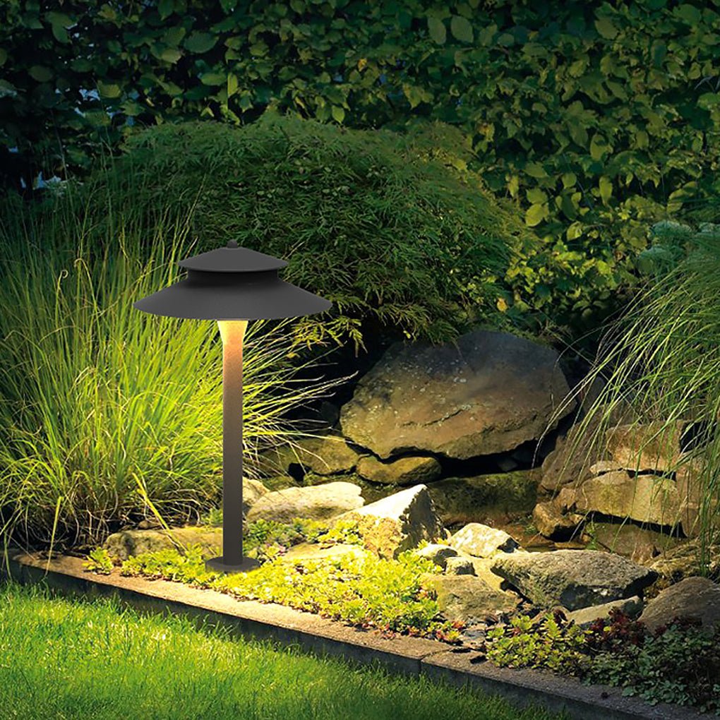 Aluminum Industrial Hat-Top LED Pathway Light Outdoor 5W Lawn Lamp