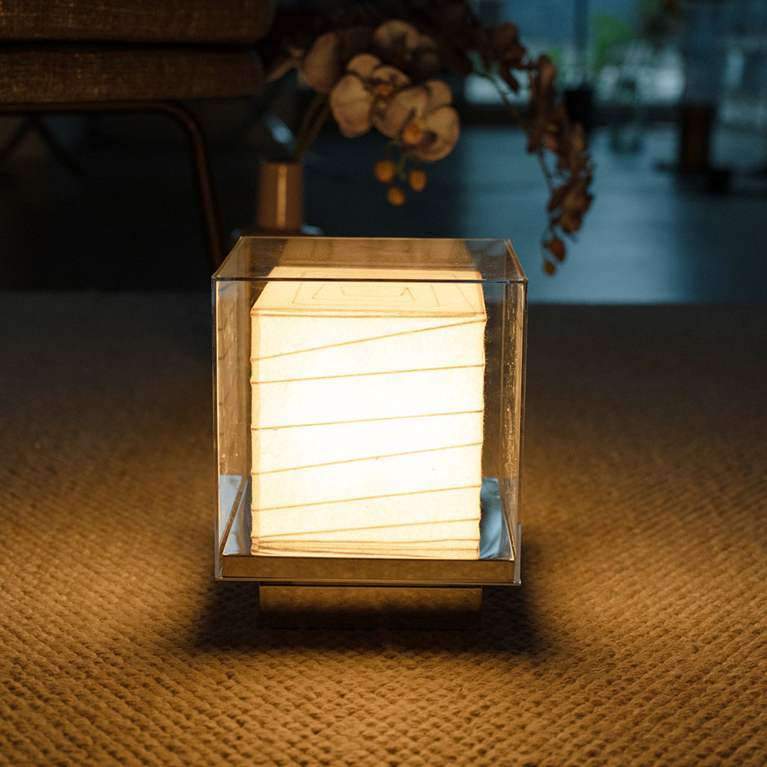 Japanese Paper Table Lamp Retro Wabi-Sabi Style Ambient Lamp