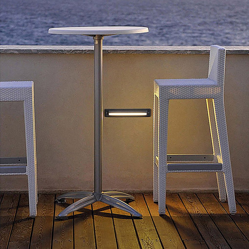 Black LED Bar Lights Embedded Step Deck Lights