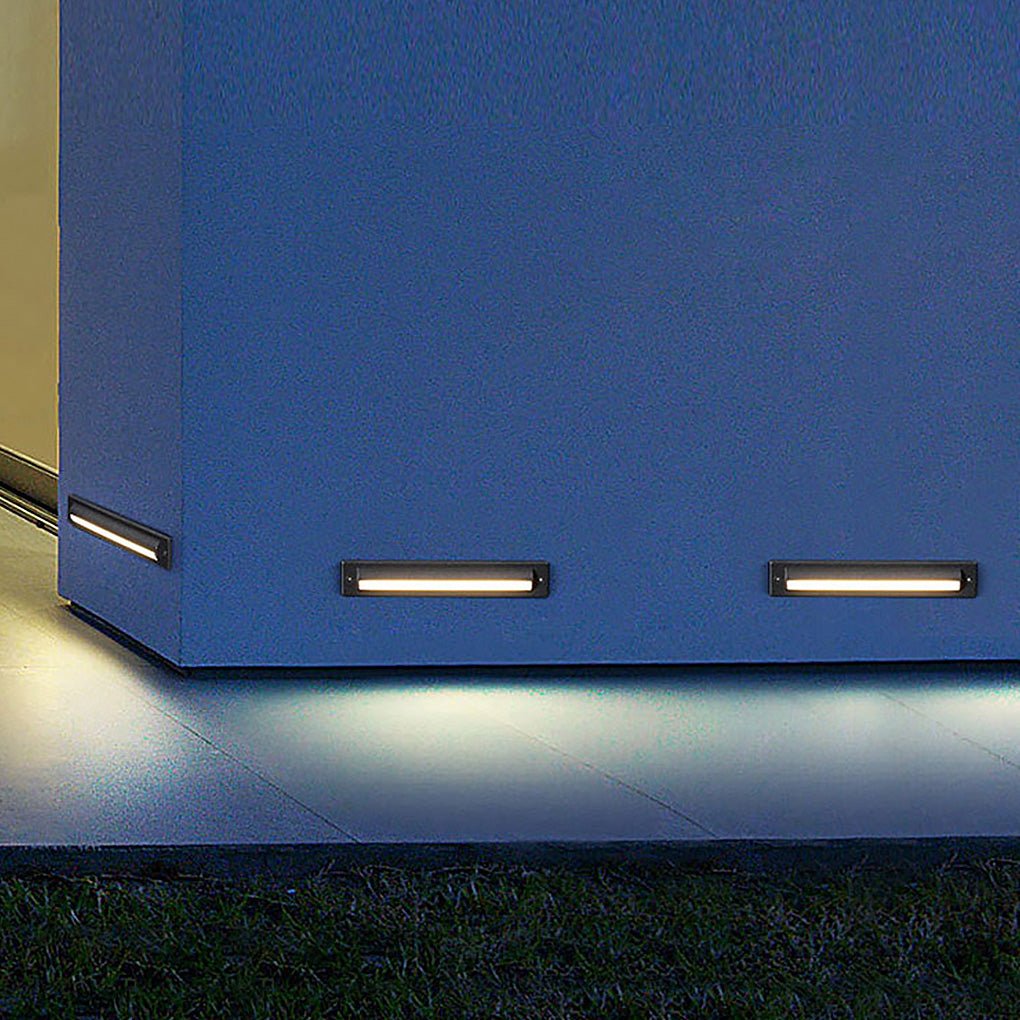 Black LED Bar Lights Embedded Step Deck Lights