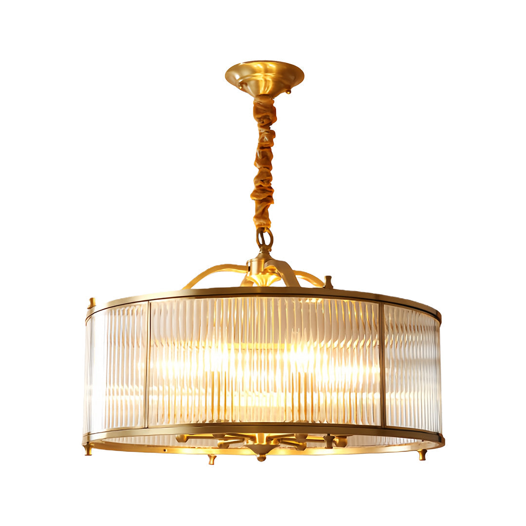 Brass Semi Flush Mount Ceiling Light Full Copper Light