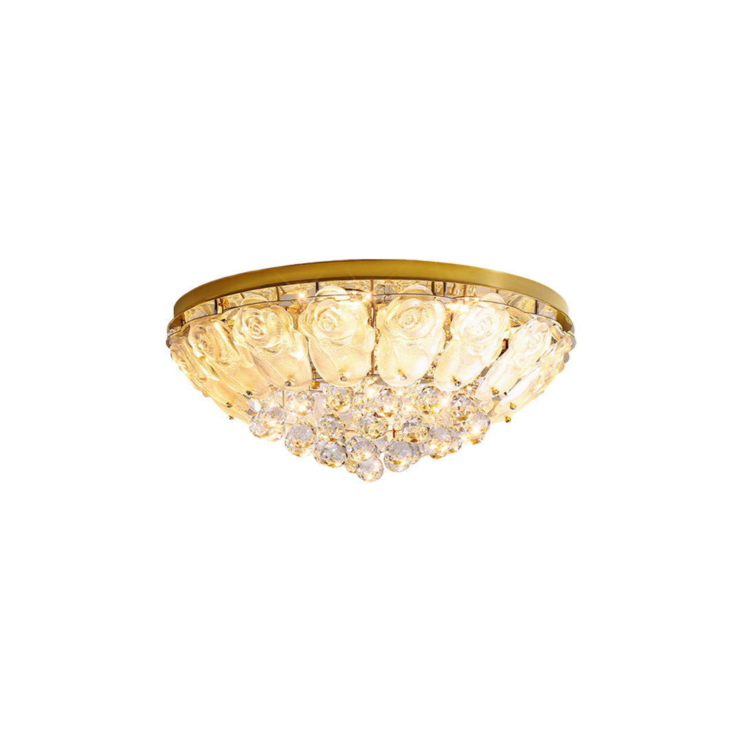 Crystal Ceiling Lights Flush Mount French Luxury Lamp