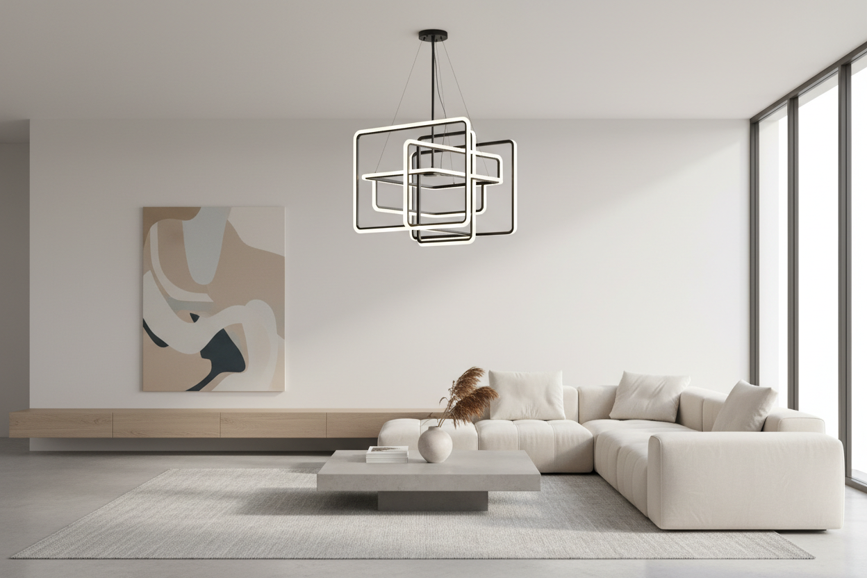 make it a minimalist design in a living room