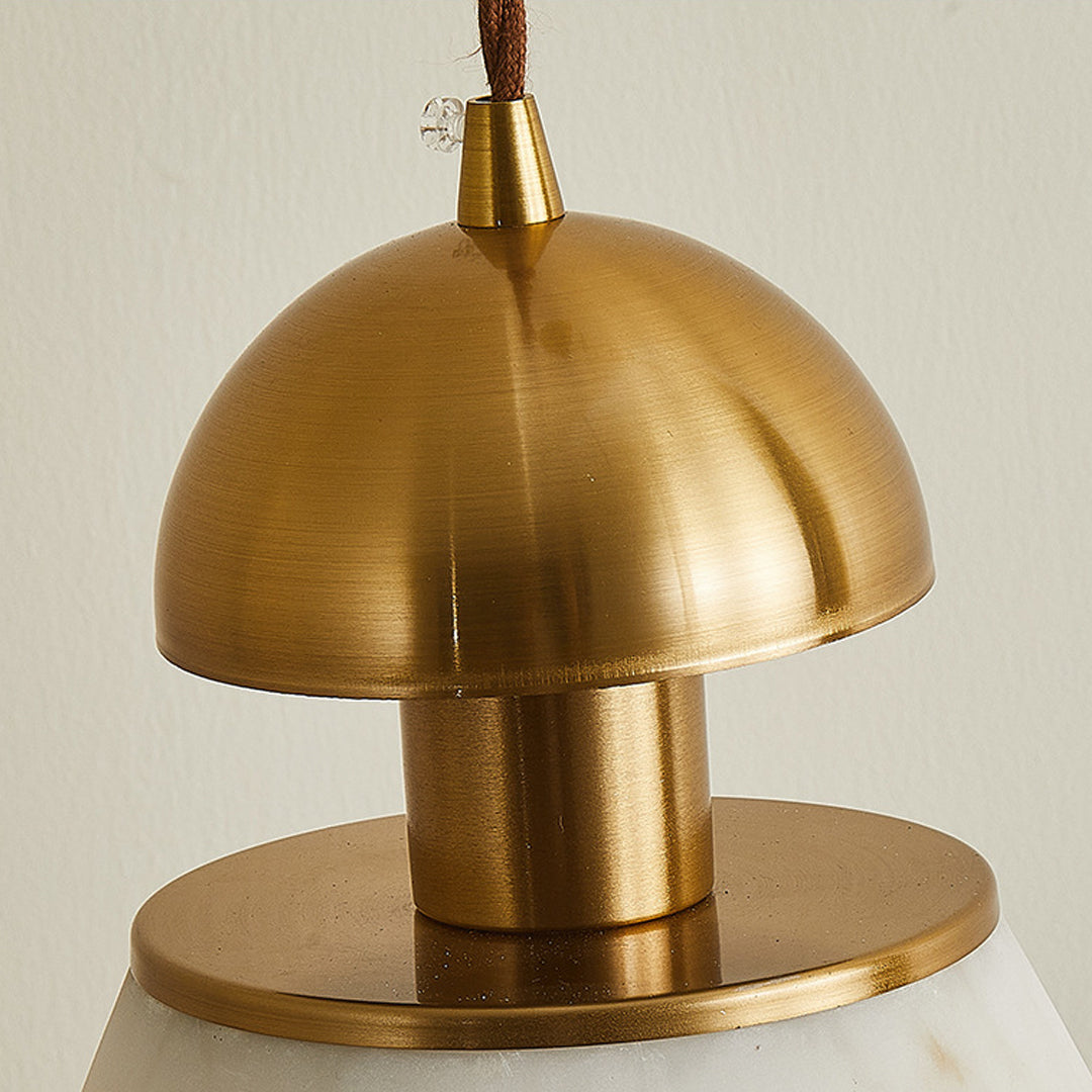 Metallic Pendant Lights French Fake Cloud Stone Ceiling Light