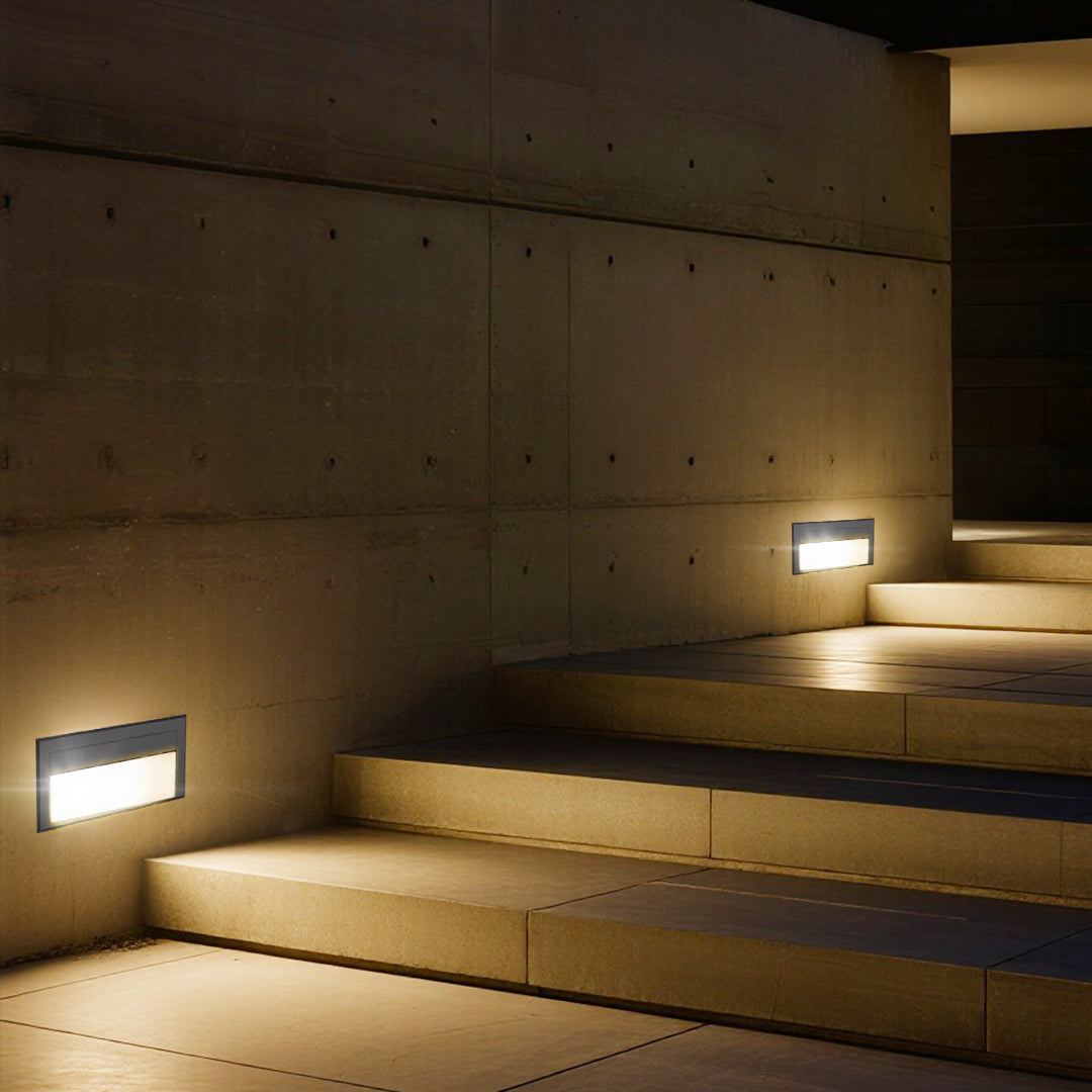 Square Recessed Step Lights Outdoor