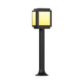 Contemporary Solar Path Lights Post Top Garden Stake Light
