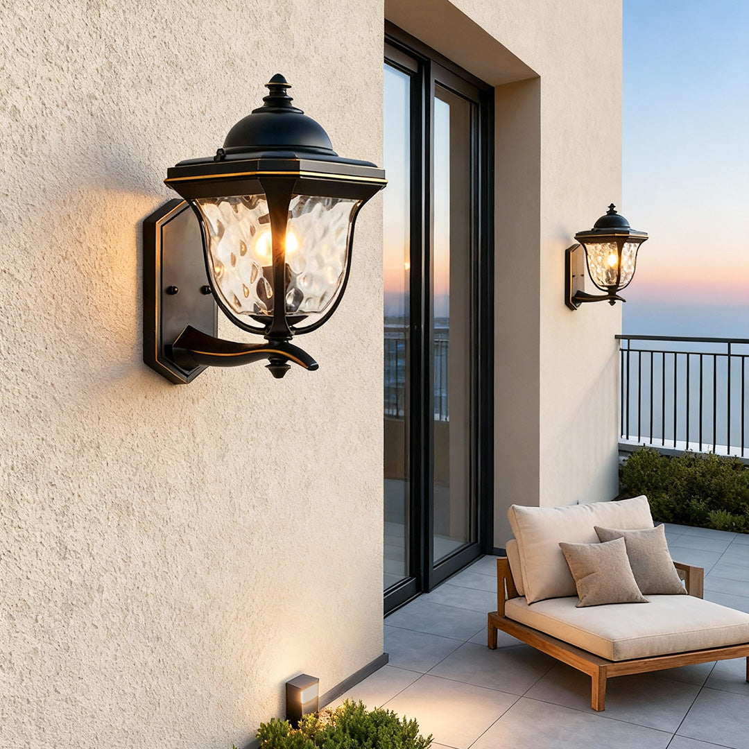 Bright Outdoor Wall Lights European-Style Waterproof Lamp