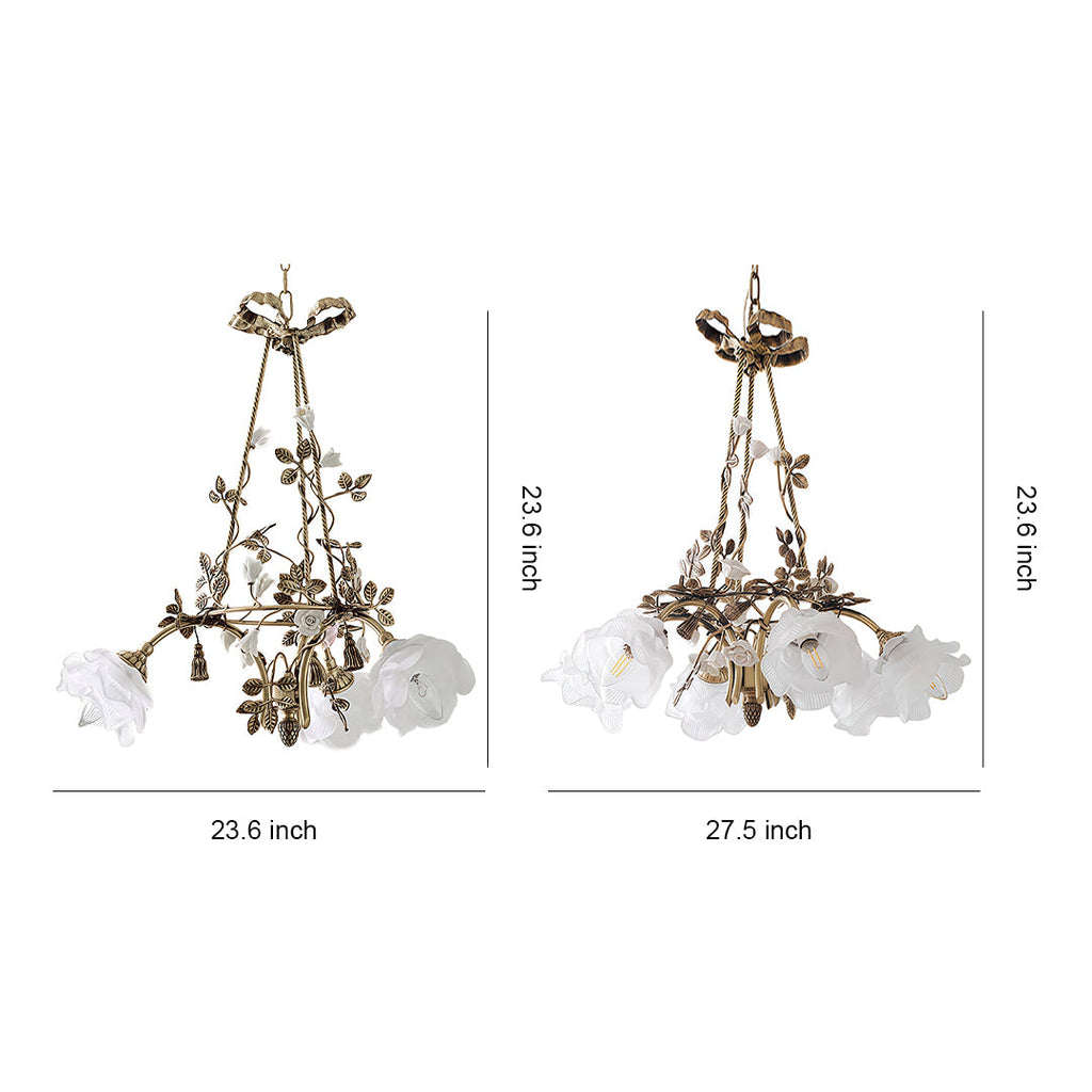 Modern Flower Chandelier Romantic Luxury Ceiling Light