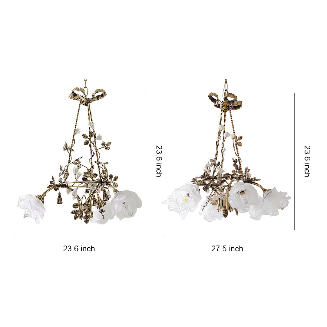Modern Flower Chandelier Romantic Luxury Ceiling Light