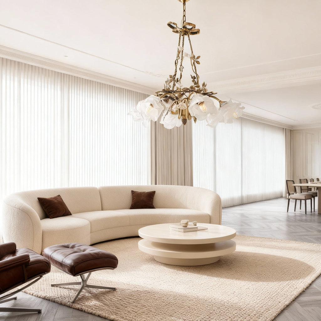 Modern Flower Chandelier Romantic Luxury Ceiling Light