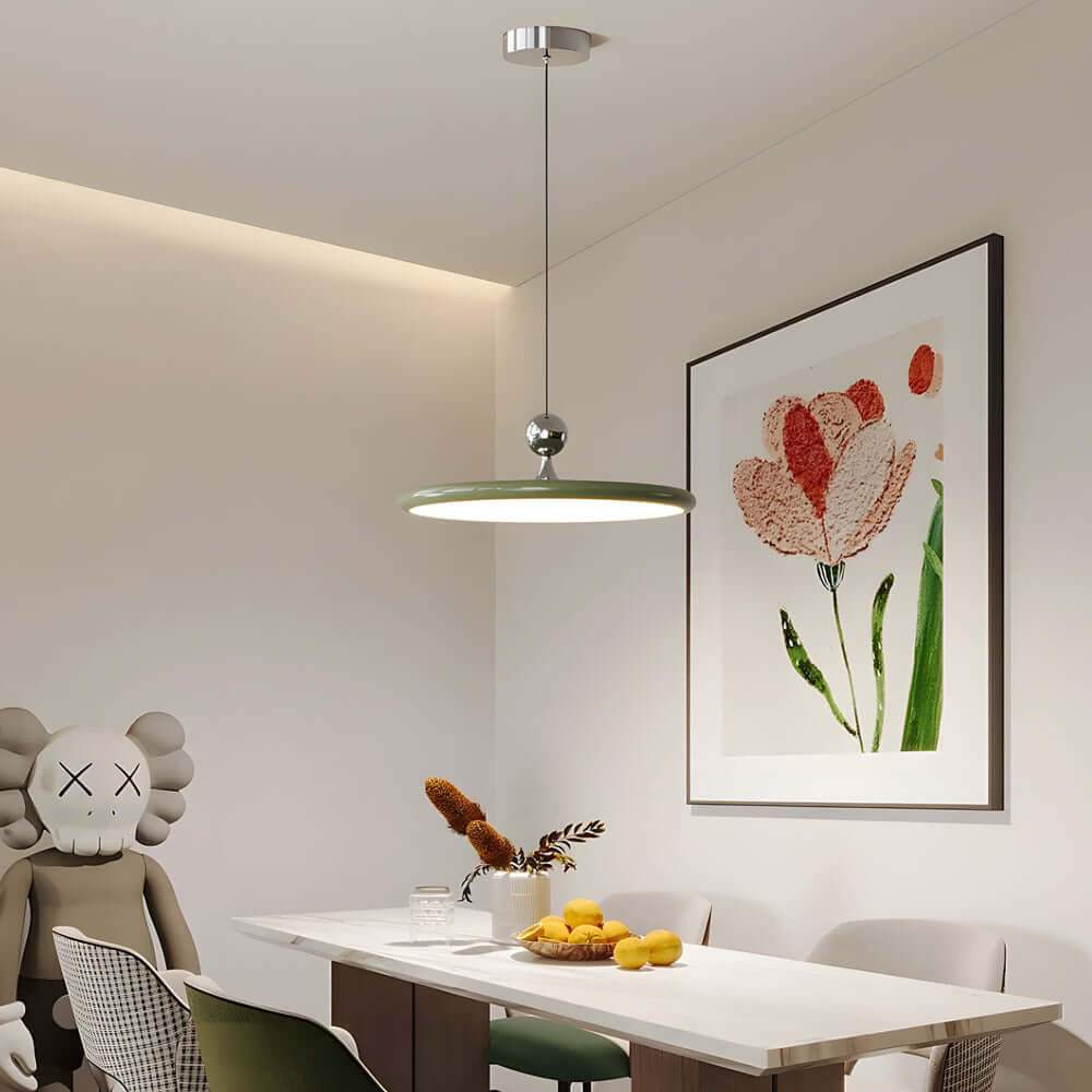 Flying Saucer Pendant Light French Acrylic UFO Disc Ceiling Light